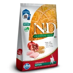Ração N&amp;D Ancestral Grain Gatos Filhotes Frango