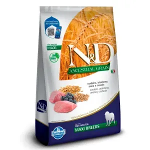 Ração N&D Ancestral Grain Cães Adultos Maxi Cordeiro - 10,1 kg