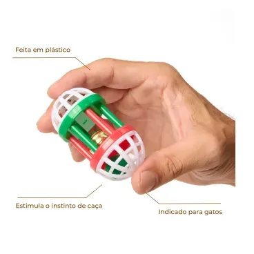 2-Brinquedo Halter com Guizo Flicks