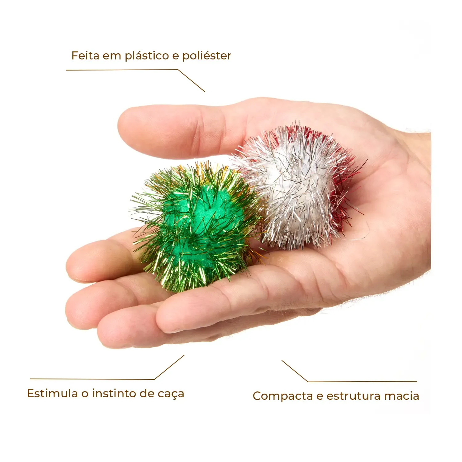 2-Brinquedo Bolinha Flicks 2 unidades