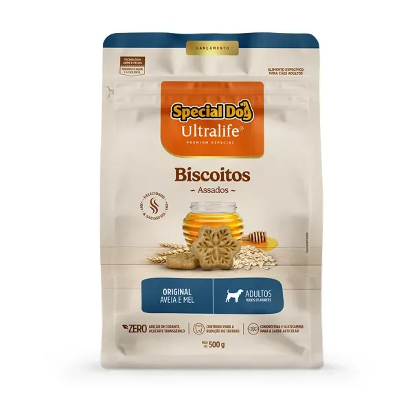 Biscoito Special Dog Ultralife para Cães Adultos Original 500 g