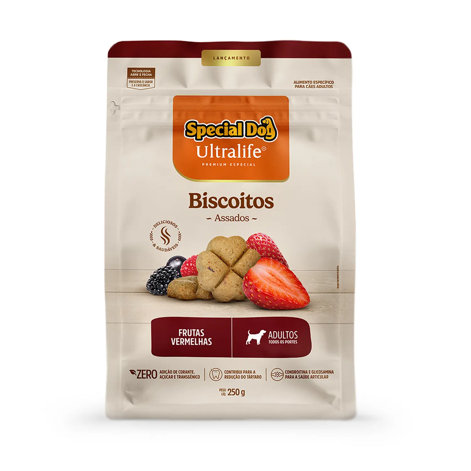 Biscoito Special Dog Ultralife Cães Adultos Frutas Vermelhas