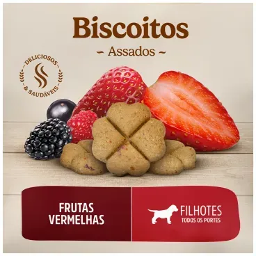 4-Biscoito Special Dog Ultralife Filhote Frutas Vermelhas 250g