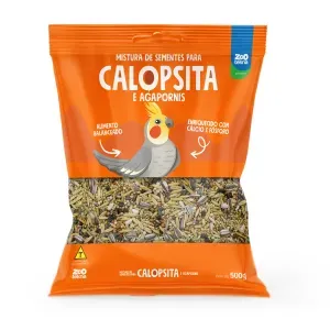 Mistura Balanceada Sementes Calopsitas e Argaponis Zootekna – 500 g