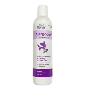 Shampoo Alergocort Cães e Gatos Coveli - 250 ml