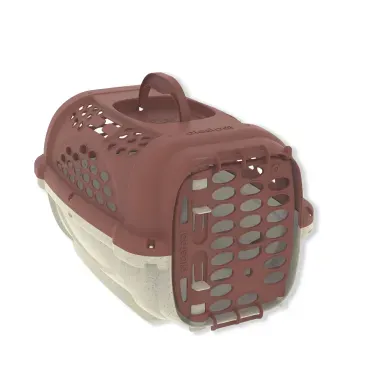 Detalhes-do-lado-da-Caixa-de-Transporte-Panther-Plast-Pet-Terracota-N°-1