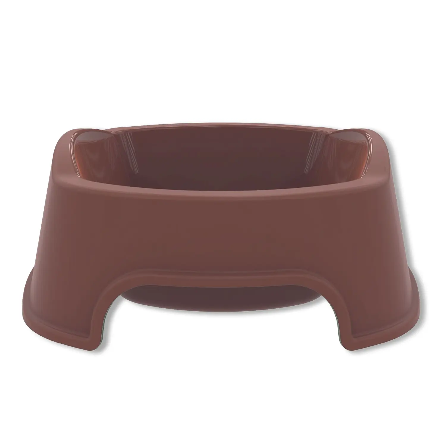 Comedouro Single B Plast Pet Terra Vermelha