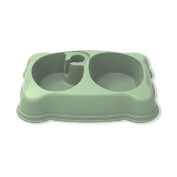 Comedouro e Bebedouro Plast Pet Verde 600 ml