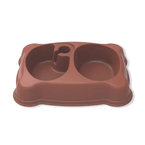 Comedouro e Bebedouro Plast Pet Terra Vermelha 900 ml