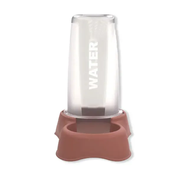 Comedouro Flex Gourmet Plast Pet Terra Vermelha 650 ml