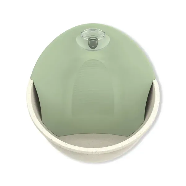 Bebedouro Fonte Petit Bivolt Plast Pet Mármore e Verde Único