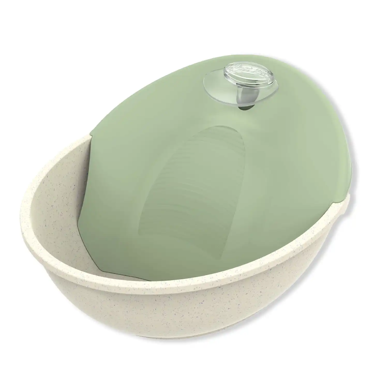 Bebedouro Fonte Petit Bivolt Plast Pet Mármore e Verde