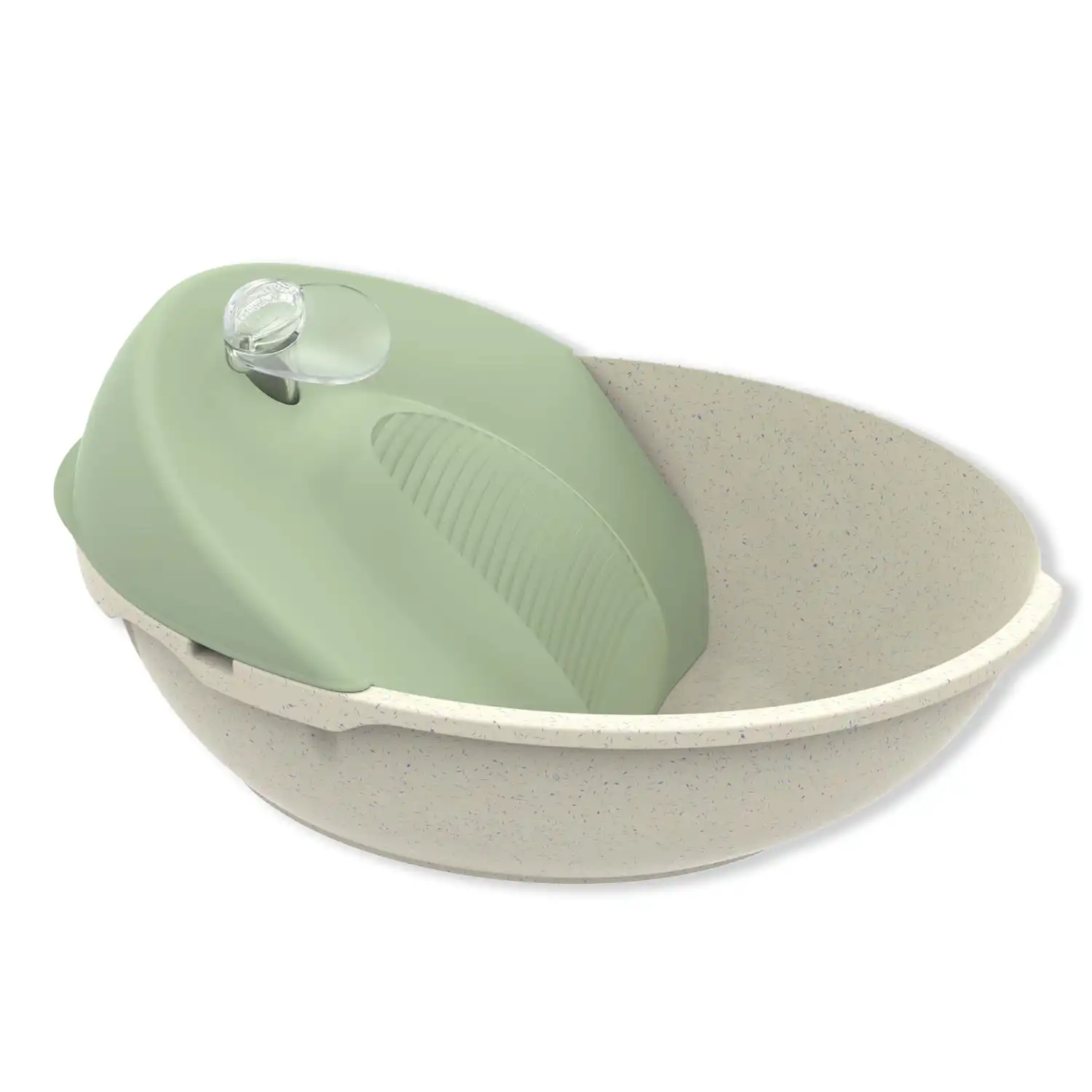 Bebedouro Fonte Petit Bivolt Plast Pet Mármore e Verde