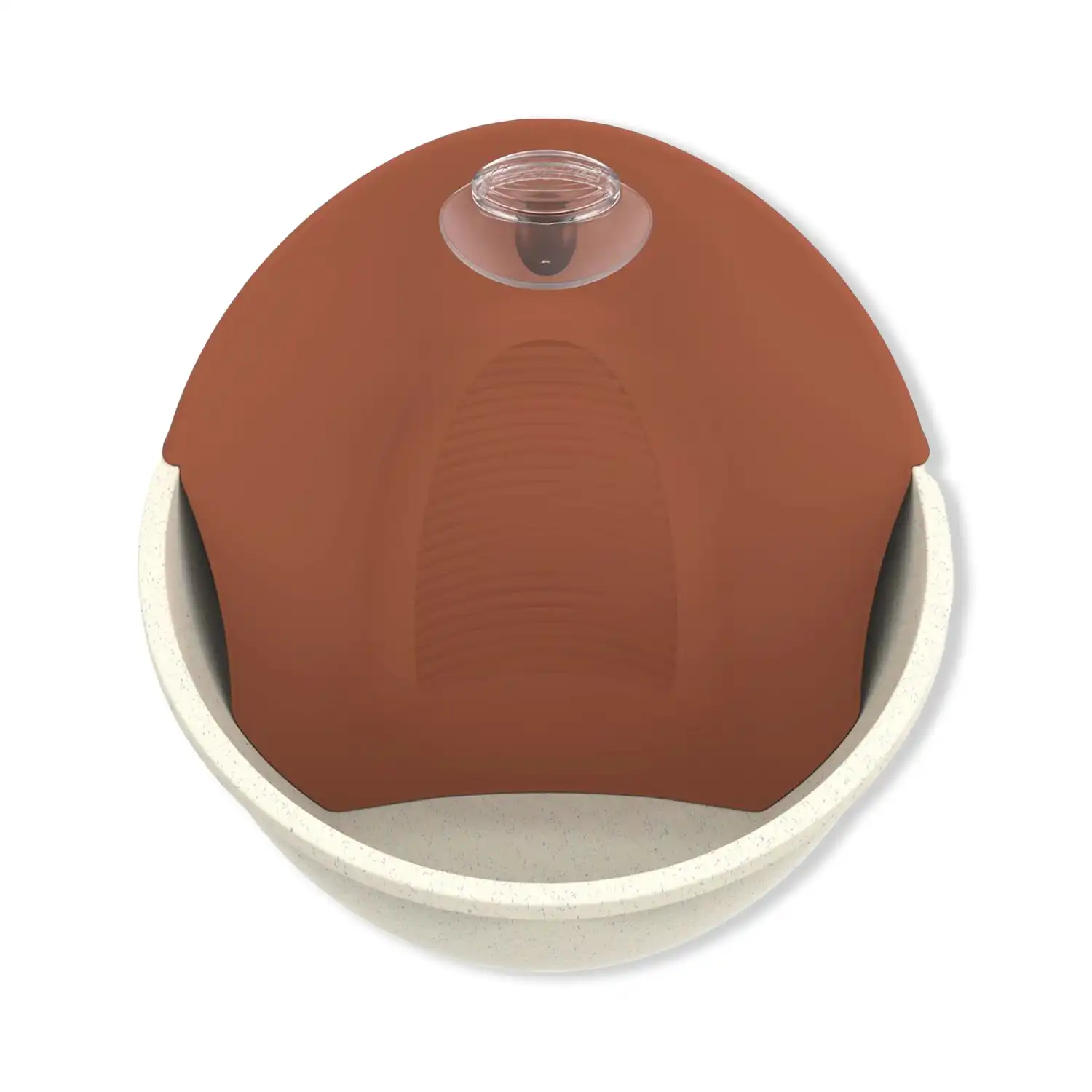 Bebedouro Fonte Petit Bivolt Plast Pet Mármore e Terra Vermelha