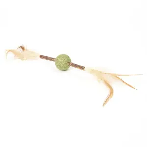 Brinquedo Varinha de Matatabi com Penas e Catnip Flicks - Único