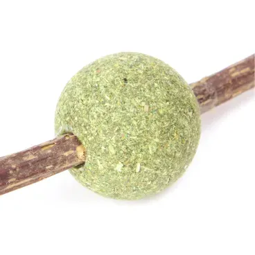 Brinquedo-Varinha-de-Matatabi-com-Penas-e-Catnip-Flicks-detalhes-do-catnip