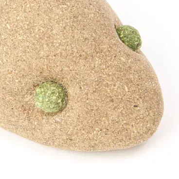 Detalhes-dos-olhos-do-Brinquedo-Rato-com-Catnip-Flicks-Amarelo