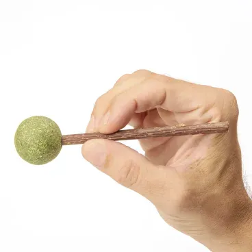 Mao-segurando-o-Brinquedo-Bola-De-Catnip-Flicks