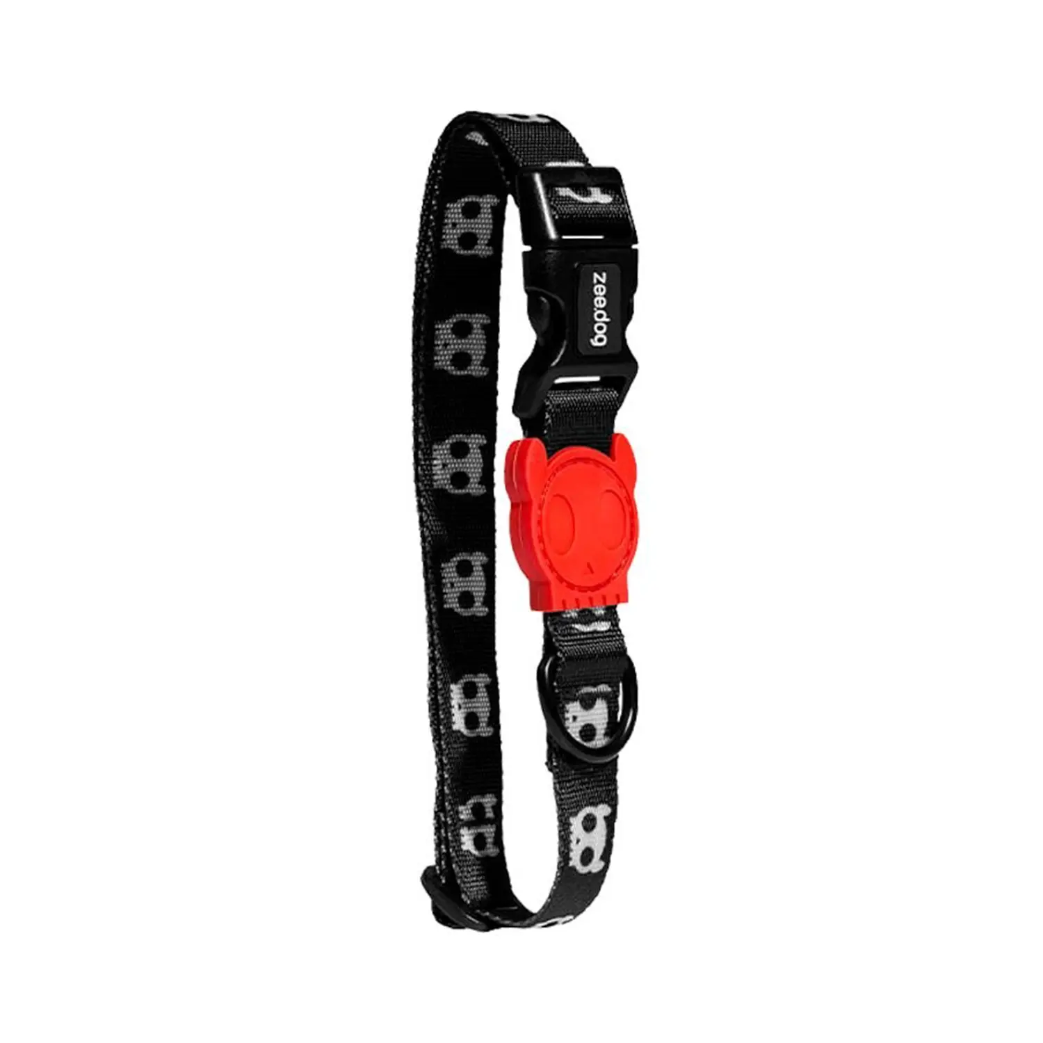 Coleira-para-Caes-Skull-Zeedog-Preta
