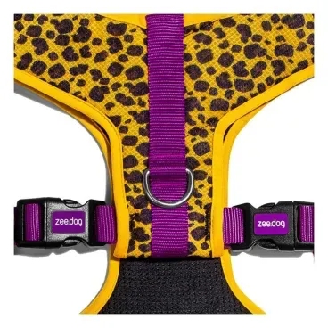 Peitoral-Air-Mesh-Ajustavel-para-Caes-Zeedog-Honey-detalhes-dos-fechos