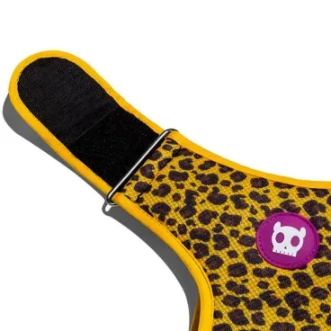 Peitoral-Air-Mesh-Ajustavel-para-Caes-Zeedog-Honey-detalhes-do-velcro