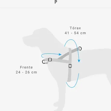 Medidas-Peitoral-Antipuxao-SofterWalk-Tamanho-P