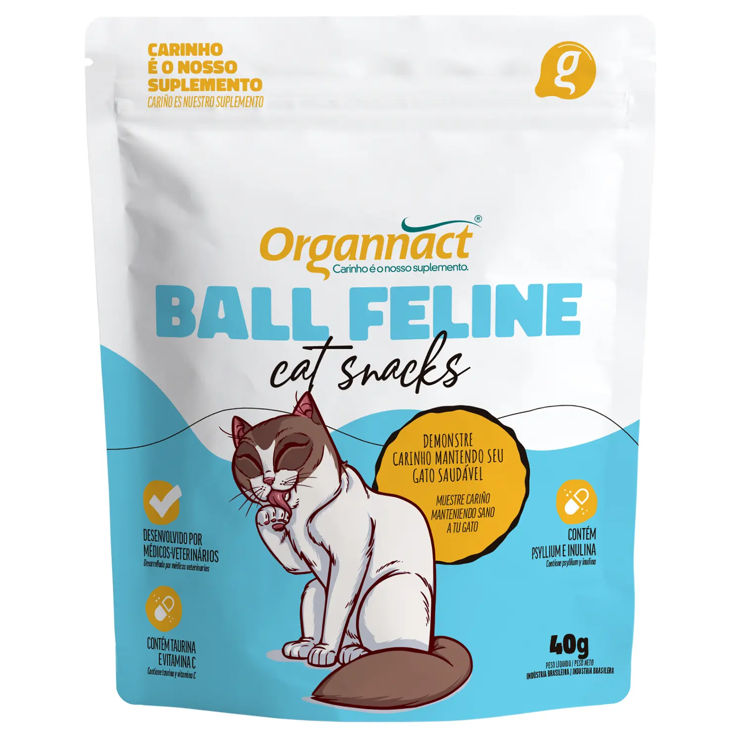 Organnact Ball Feline Cat Snacks