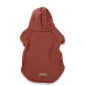 Blusão de Moletom Bichinho Chic Terracota