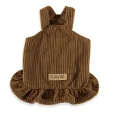 Jardineira para Cães Bichinho Chic Marrom