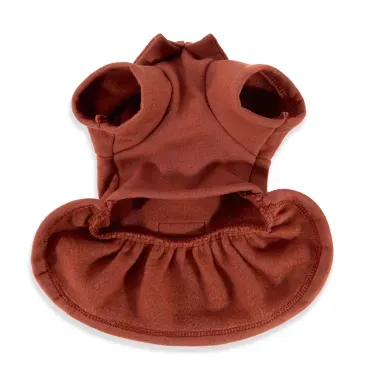 Frente-do-Vestido-de-Moletom-Bichinho-Chic-Terracota