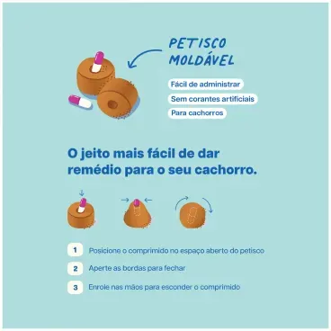 3-Snack Disfarca Comprimidos Happy Med para Caes 36g