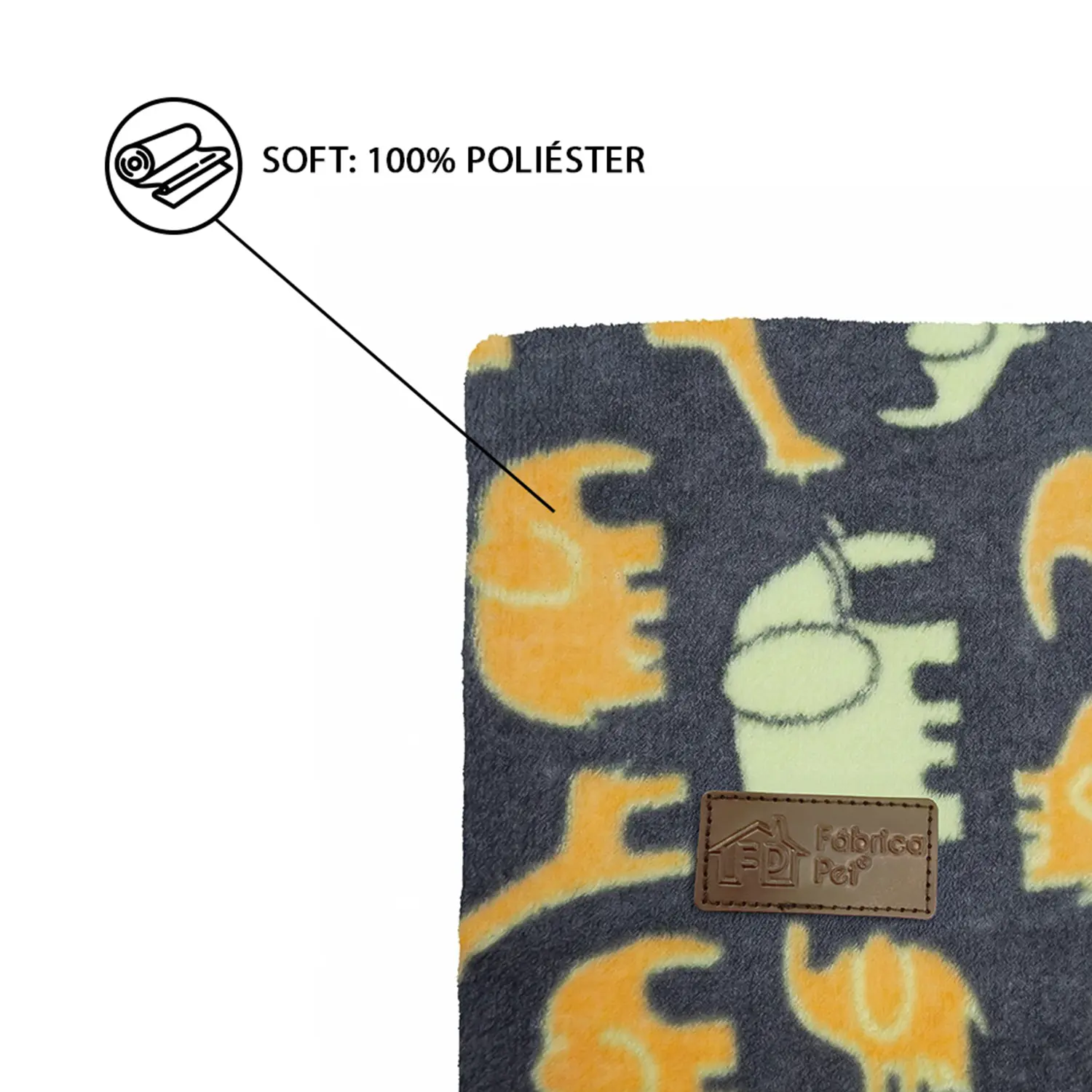 Cobertor Ultra Soft Fábrica Pet Elefante