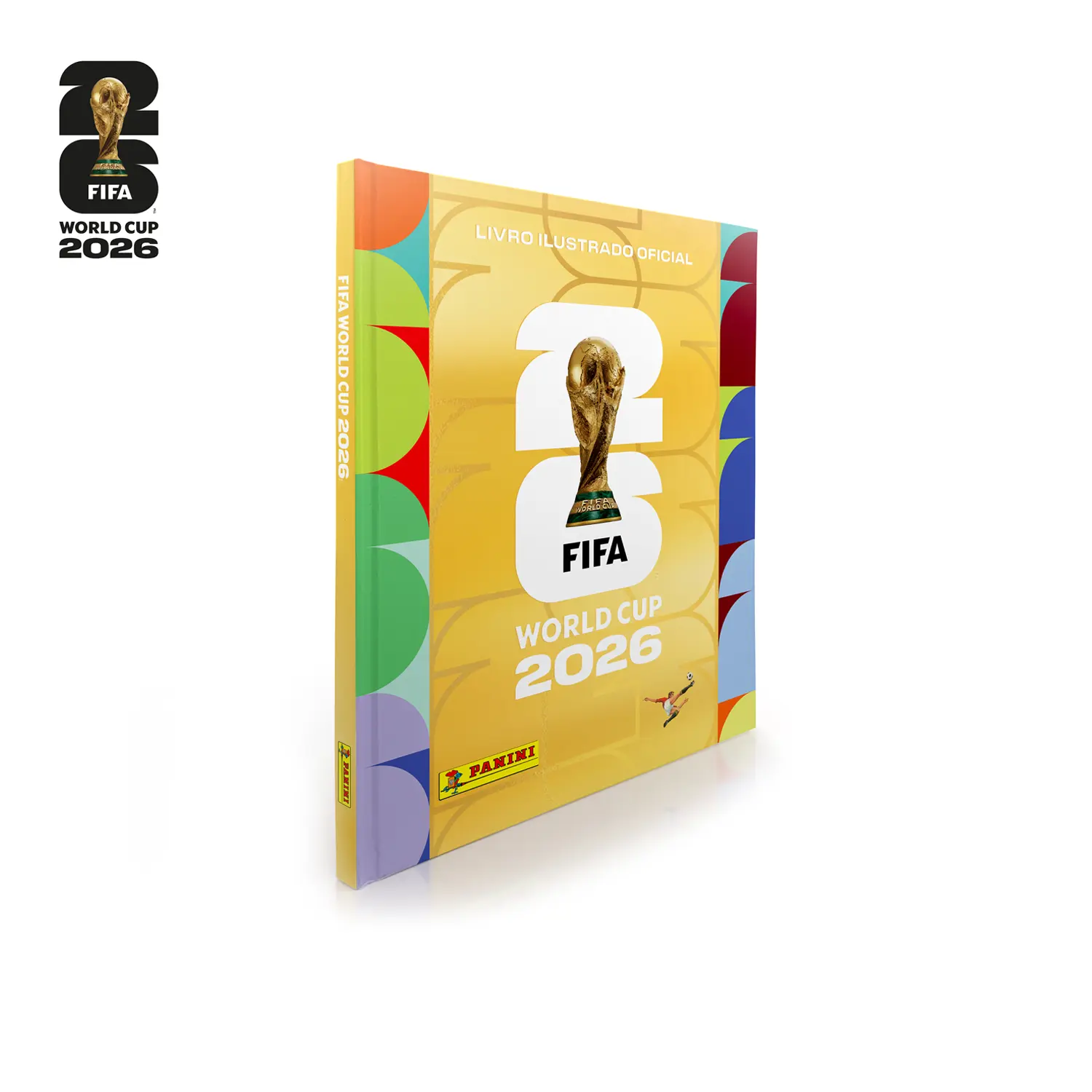 Álbum Capa Dura Ouro para Figurinhas da Copa Panini