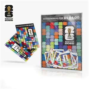 Blister Cartela com 12 Envelopes Figurinhas da Copa Panini - Único