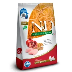 Ração N&D Ancestral Grain Cães Adultos Mini Frango
