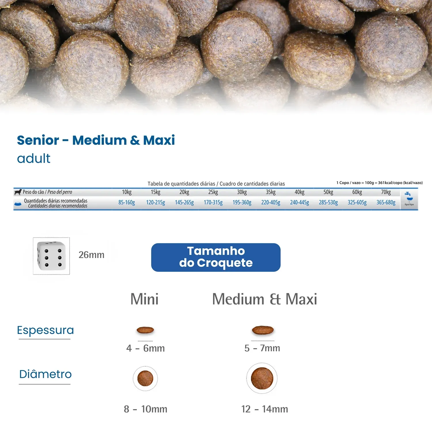 Ração N&D Ancestral Grain Cães Sênior Medium e Maxi Frango