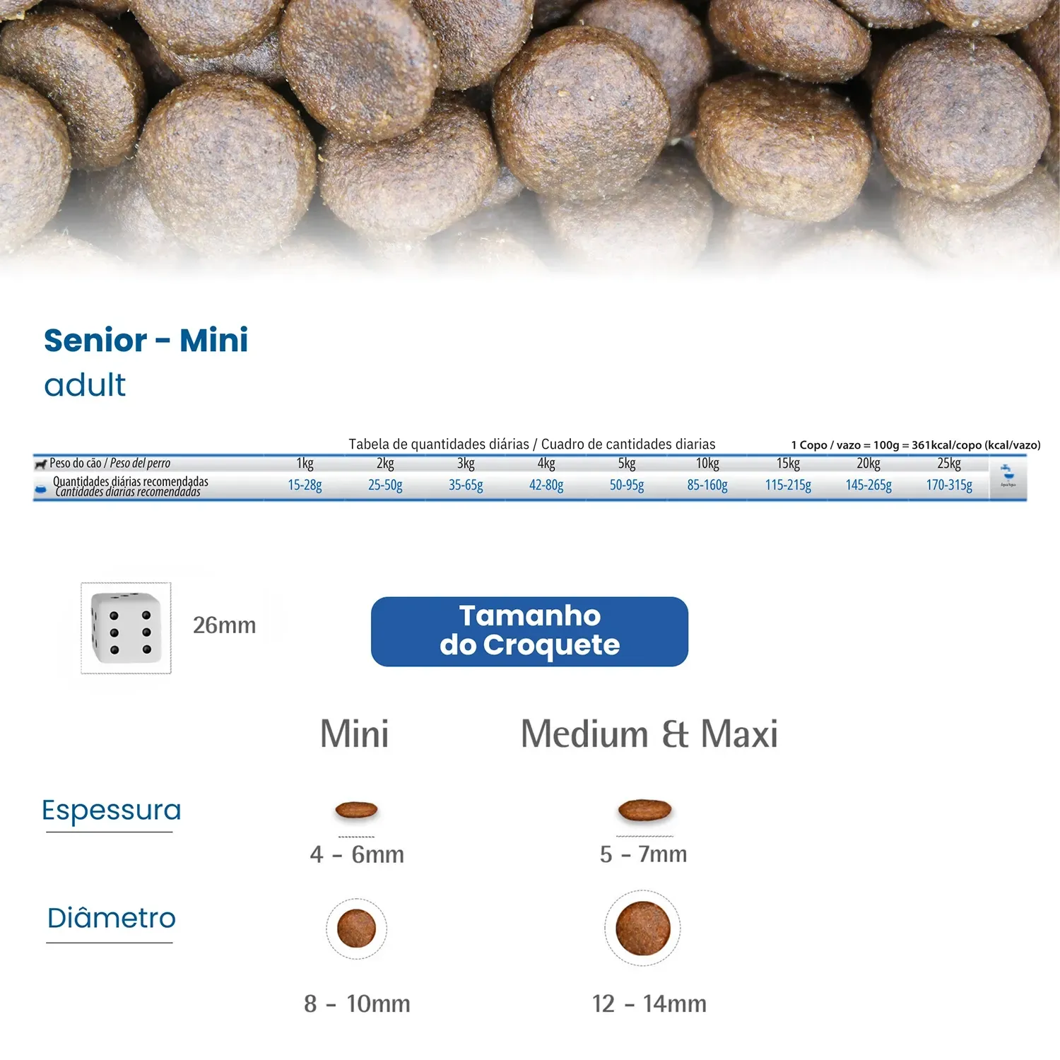Ração N&D Ancestral Grain Cães Senior Mini Frango