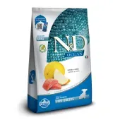 Ração N&amp;D Ocean Cães Filhotes Raças Pequenas Salmão e Melão