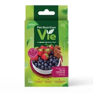 Petisco Pet Nutrition Vie para Cães Frutas Vermelhas - 50 g
