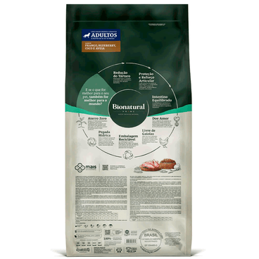 Verso-da-Racao-Bionatural-Prime-Caes-Adultos-Racas-Medias-e-Grandes-Frango