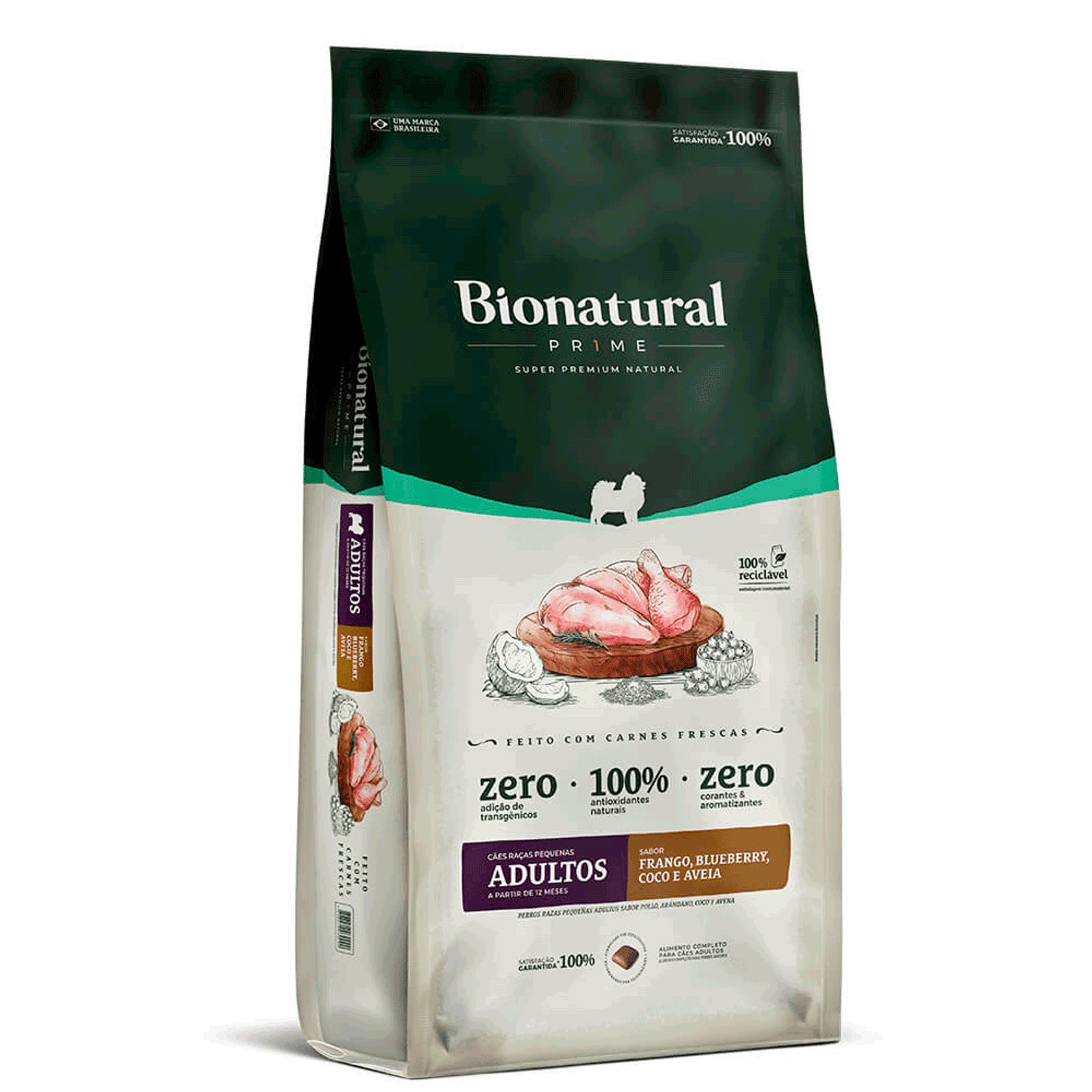 Racao-Bionatural-Prime-Caes-Adultos-Racas-Pequenas-Frango