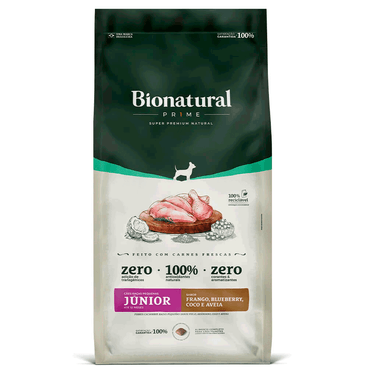 Frente-da-Racao-Bionatural-Prime-Caes-Junior-Racas-Pequenas-Frango