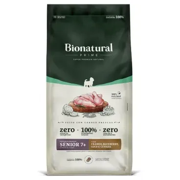 Racao-Bionatural-Prime-Caes-Senior-7--Racas-Pequenas-Frango-Frente