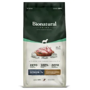 Racao-Bionatural-Prime-Caes-Senior-7--Racas-Medias-e-Grandes-Frango-frente