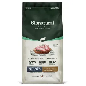 Ração Bionatural Prime Cães Sênior 7+ Raças Médias e Grandes Frango - 15 kg