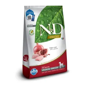 Ração N&amp;D Prime Cães Adultos Medium Frango