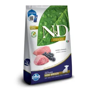 Ração N&D Prime Cães Puppy Mini Cordeiro e Blueberry