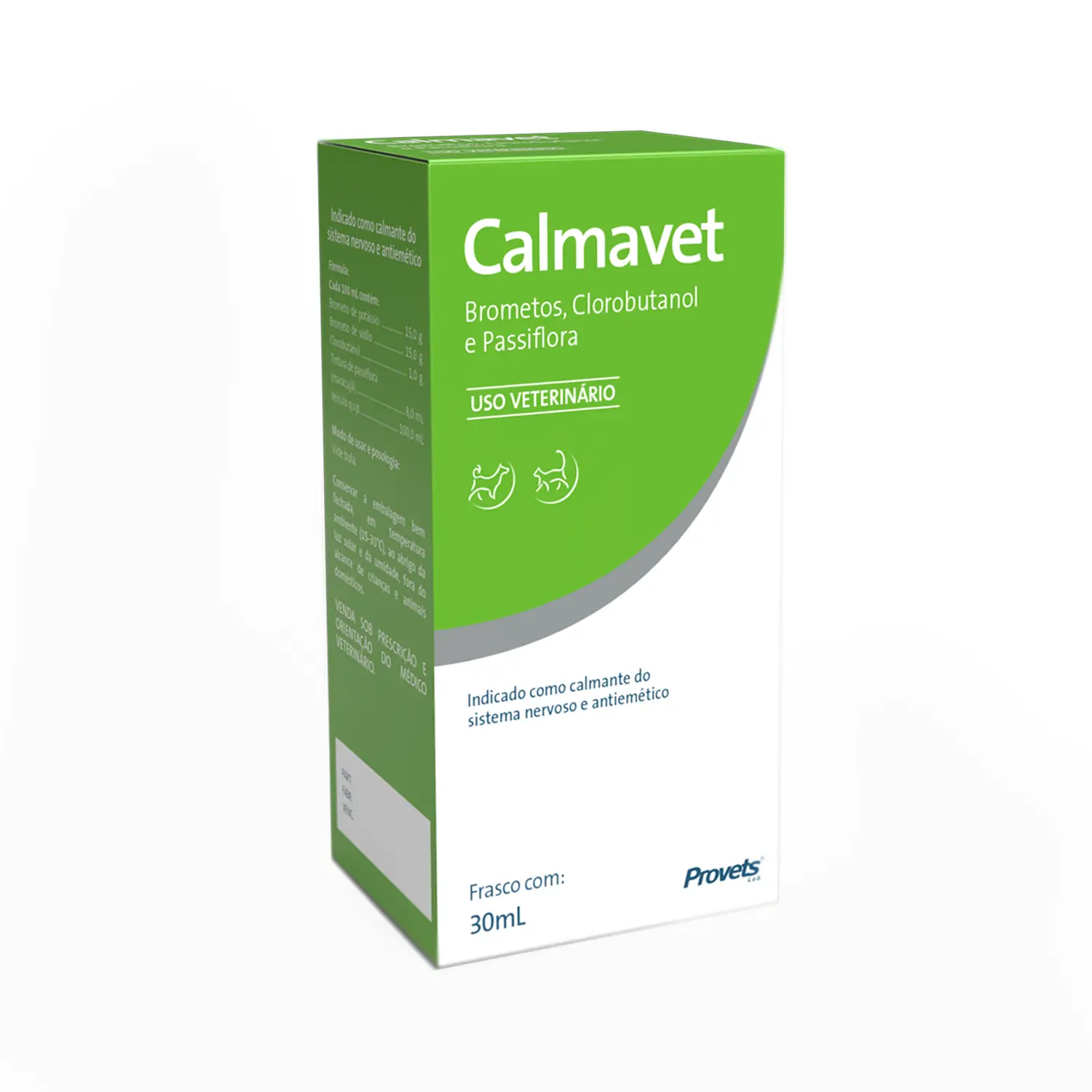 Calmavet 30 ml Calmante Natural para Cães e Gatos