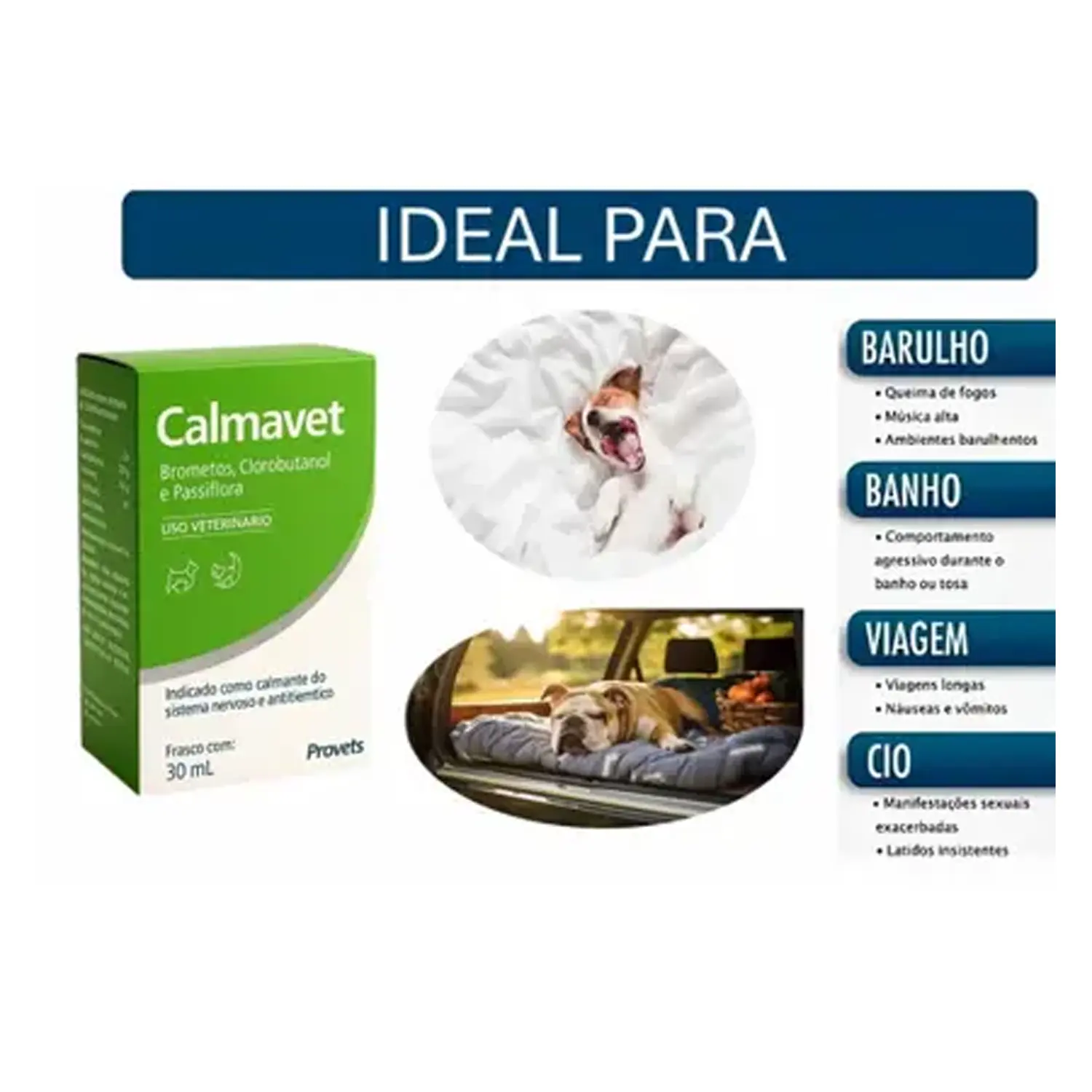 Calmavet Calmante Natural para Cães e Gatos