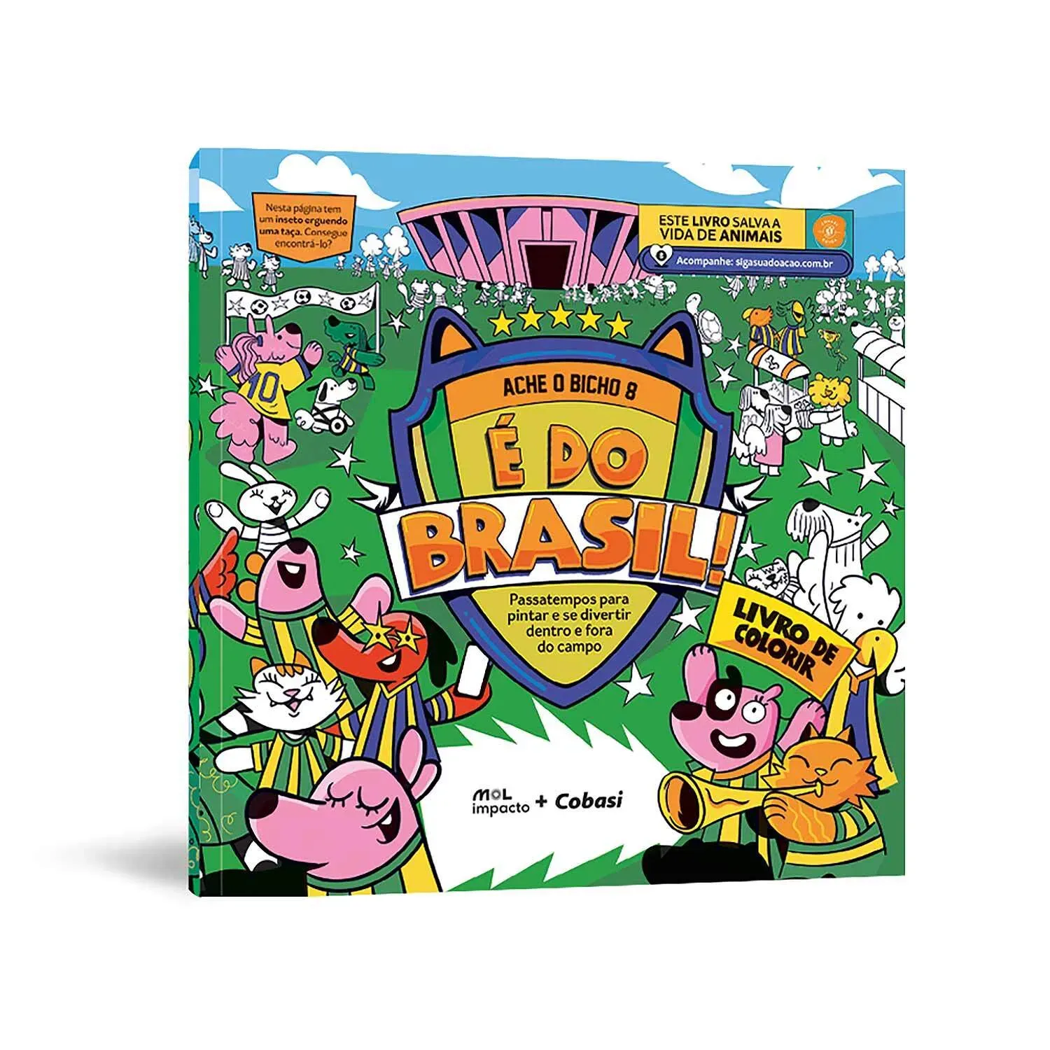 Livro Ache o Bicho 8 - É do Brasil